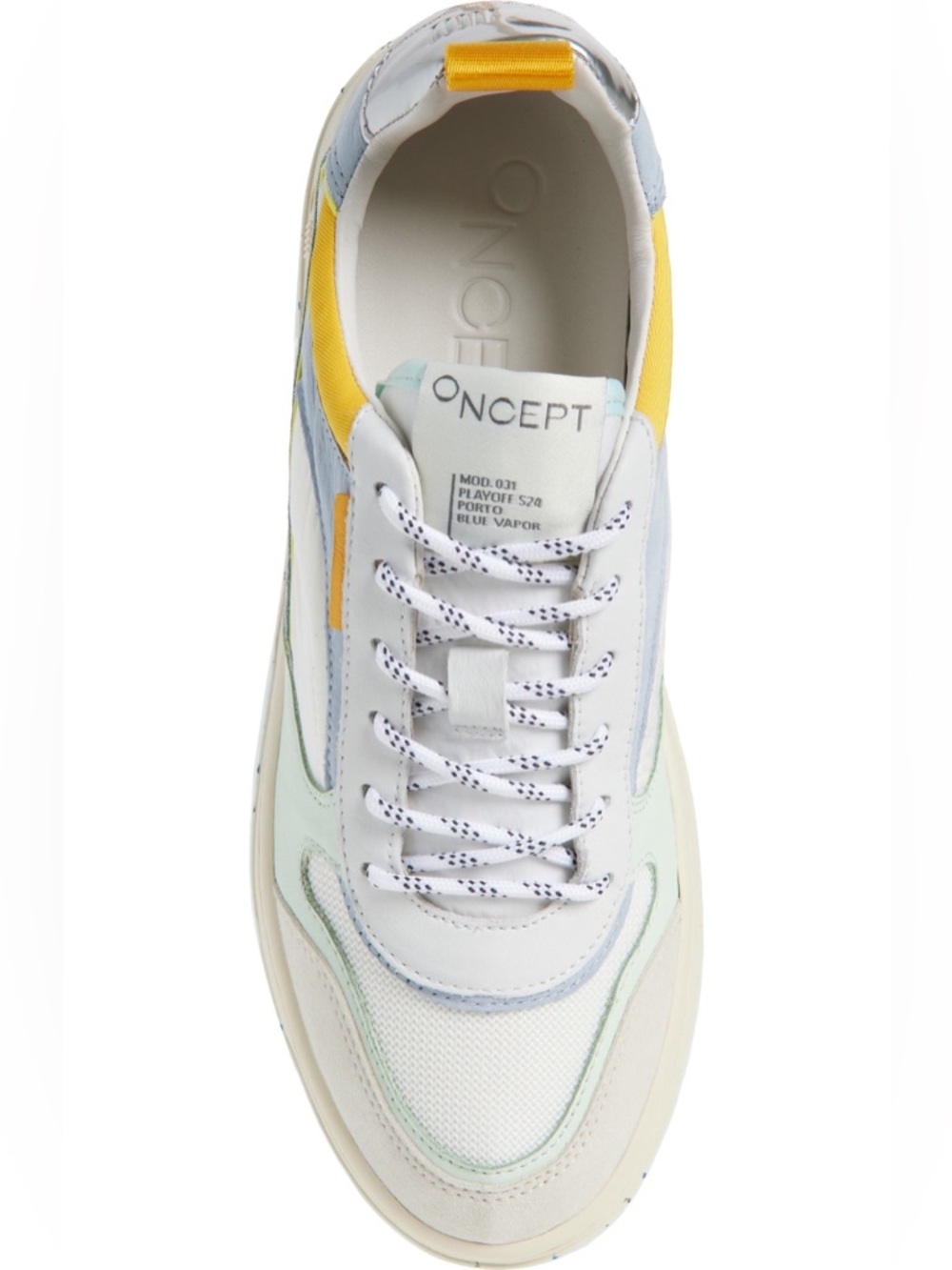 Oncept Porto  Low-Top Sneakers Women's with Yellow & Pastel Accents